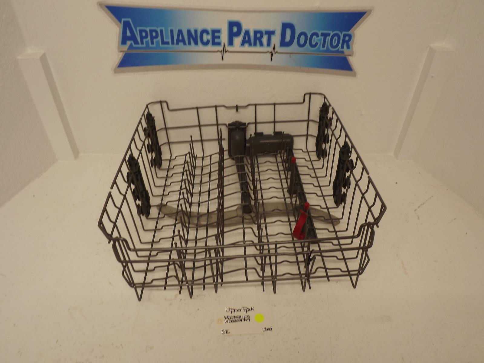 GE Dishwasher WD28X26105 WD28X21719 Upper Rack Used GE Dishwasher WD28X26105 WD28X21719 Upper Rack Used